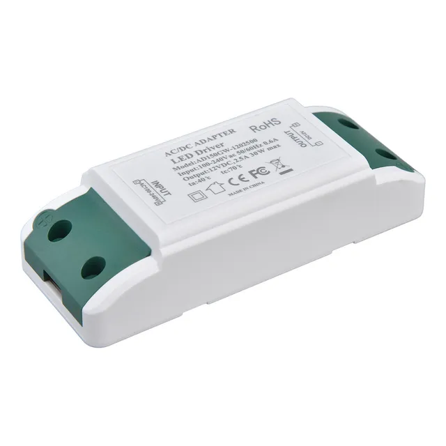 * Led Driver 12v Dc 30w 2.5a Voltaje De Corriente Constante