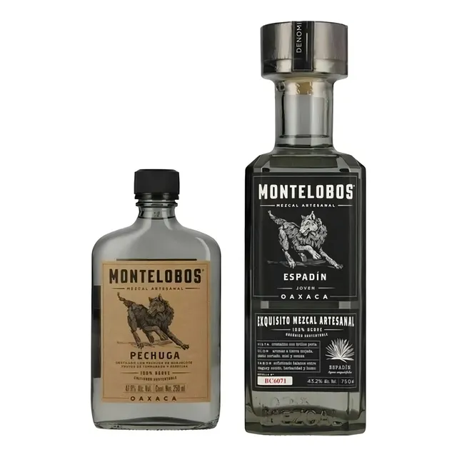 Mezcal Joven 100% Montelobos 750ml C/pechuga 250ml