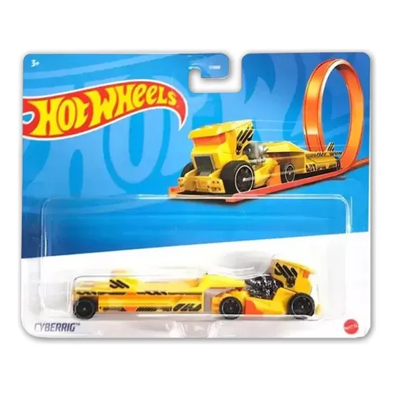 Camión De Paseo Cyberrig Hot Wheels Track Fleet Stars Mattel De 1/64 Colores