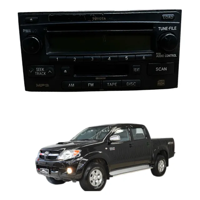 Radio Som Cd Toca Fitas Toyota Hilux Sw4 2006 2007 A 2011