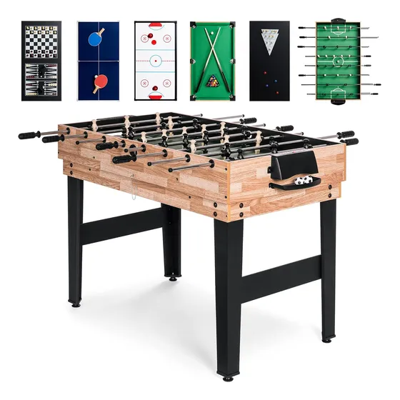 Mesa Multi Juegos 10 En 1 Cartas Billar Ping Pong Pool Tejo