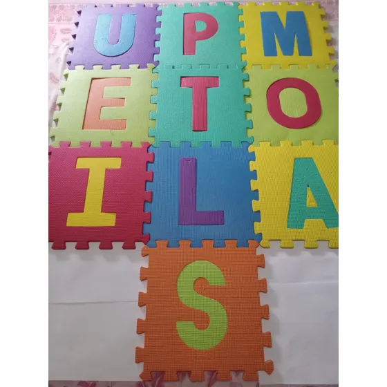 Alfombras Didácticas De Foamy (10 Piezas) De Letras 