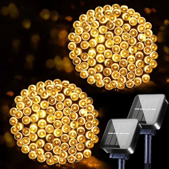 Luz Solar Superlarga Para Exterior Led Pie Navidad Extra