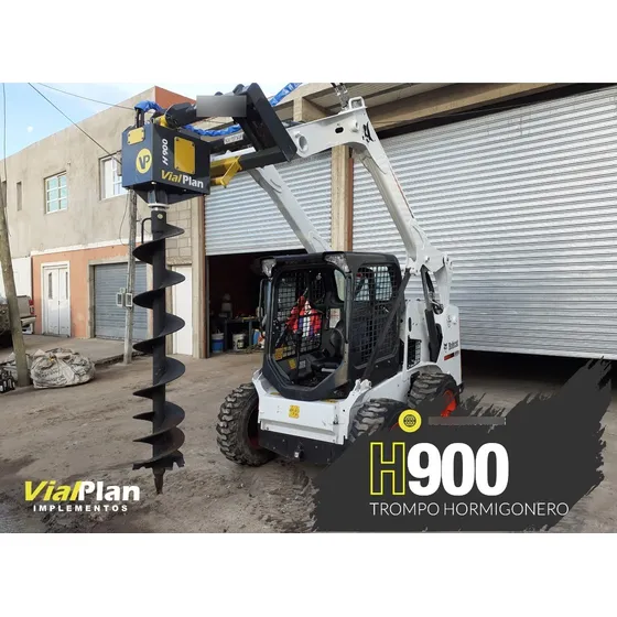 Implemento Vialplan Hoyadora Minicargadora, Bobcat