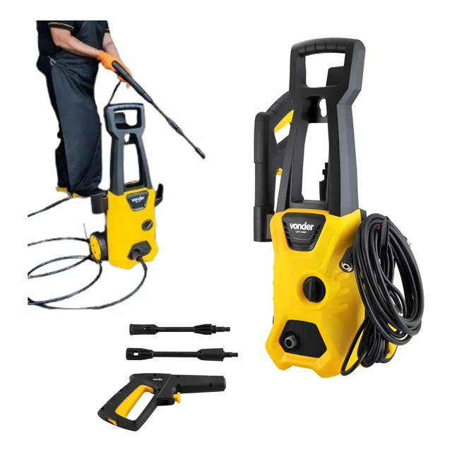 Lavadora De Alta Pressão Vonder 1400w Lav 1600 Amarelo 127 V 127v 60hz Lavadora De Alta Pressão Vonder 1400w Lav 1600 Amarelo 127 V 127v 60hz