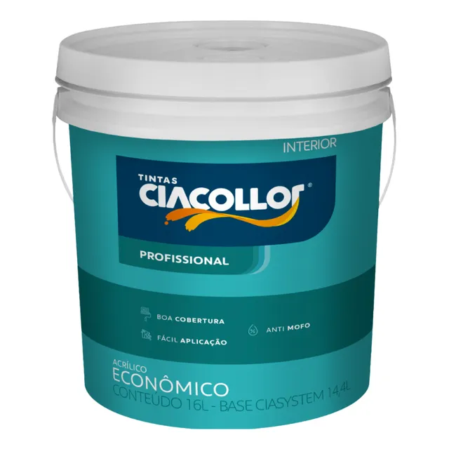 Tinta Acrílica Parede Anti Mofo Ciacollor Fosco - Cores
