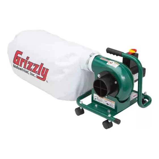 Recolector De Polvo Aserrin Portatil Grizzly Industrial