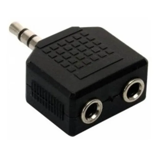 Adaptador Audio 1 Jack 3.5  (m) A 2 Jack 3.5  (h) Stereo