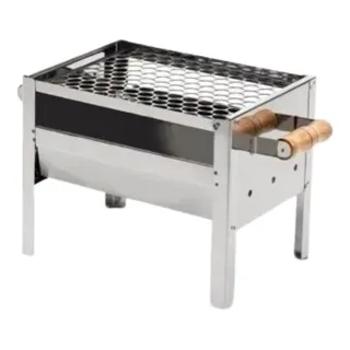 Churrasqueira Inox Mini Grill,pesca,camping + Grelha Churrasqueira Inox Mini Grill,pesca,camping + Grelha