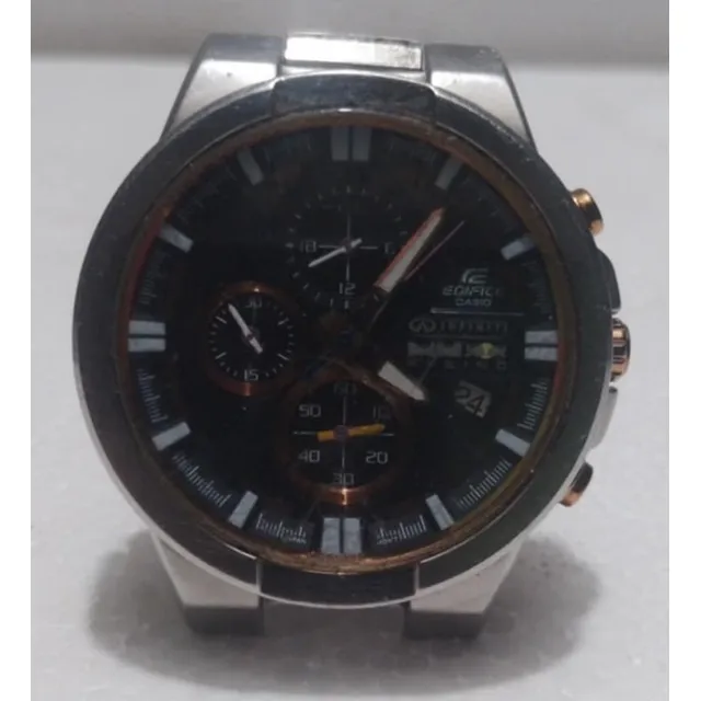 Reloj Casio Efr-544rb Red Bull Racing Infinity Plateado Dorado Oscuro Negro