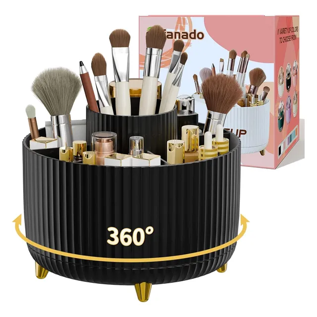Organizador De Brochas 360° Rotate, Vanity, Regalo, Modelo