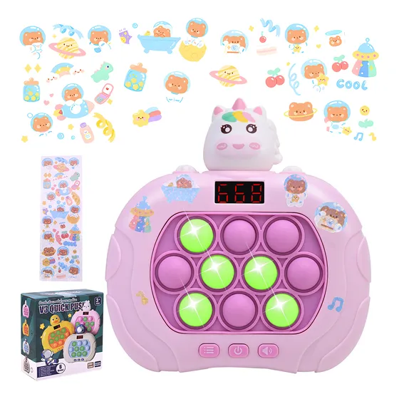 Juego Popit Electronico Juguete Antiestré Quick Push Consola