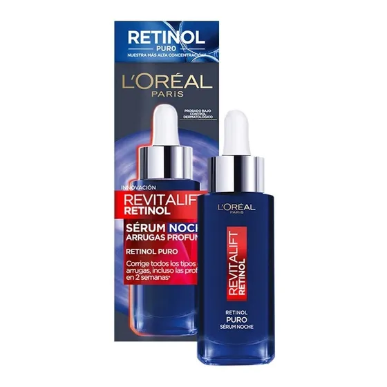 L'oréal Paris Serum Facial Noche Con Retinol Revitalift