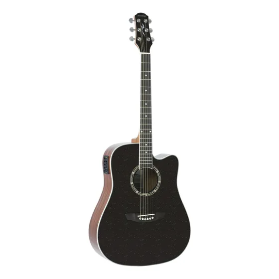 Violão Strinberg Cd40c Preto Folk Cromo