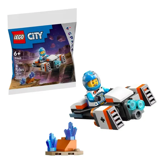 Juego Lego City Space Moto Flotante Espacial +6 46pcs