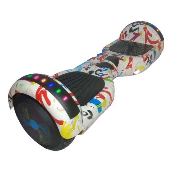 Hoverboard Skate Elétrico Camuflado Flores