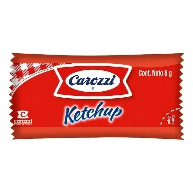 Caja Ketchup Sachet Carozzi 500x8gr.