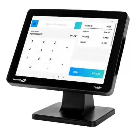 Computador Touch Bematech Sb-1015 J4125 | 8gb | Ssd240gb
