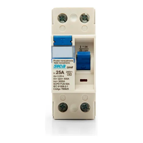 Llave Diferencial Din 2p 25a 30ma