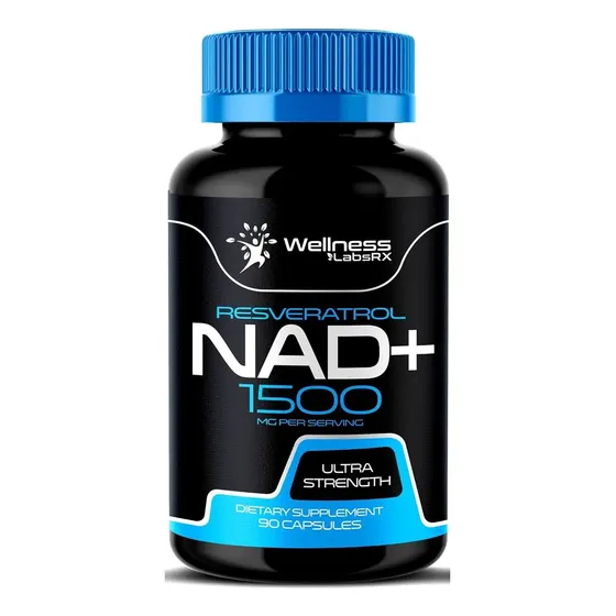 Suplemento Nutricional NAD+ Resveratrol Wellness Labsrx 1500 mg 90 Cáps | Cuotas sin interés