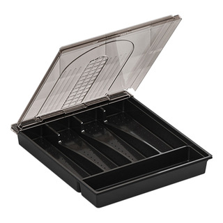 Organizador De Cubiertos En Forma De T Con Tapa, Cajón, Mesa Organizador De Cubiertos En Forma De T Con Tapa, Cajón, Mesa