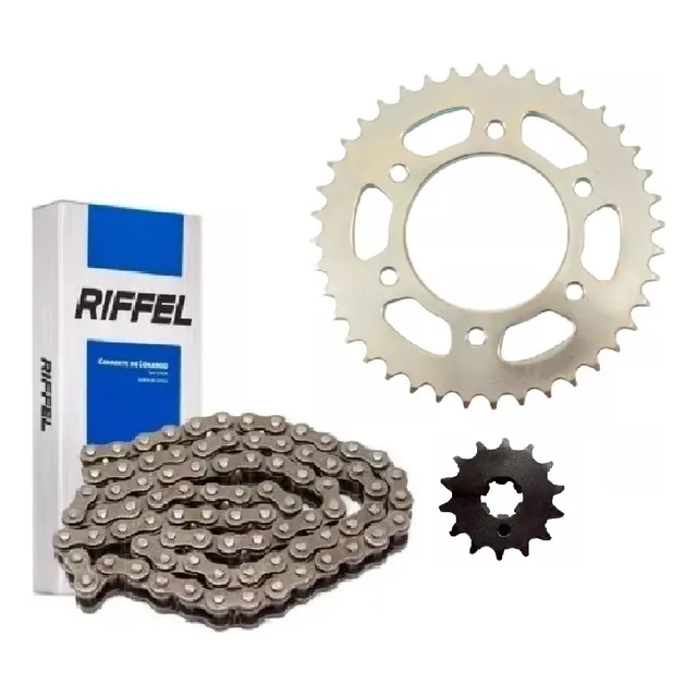 Kit Transmision Fz 16 Fi 2.0 Corona+piñon+cadena Riffel