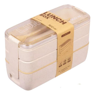 Lunch Box 3 Niveles Topper Térmico Lonchera Cubiertos Bamboo Lunch Box 3 Niveles Topper Térmico Lonchera Cubiertos Bamboo