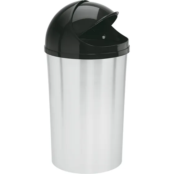 Papelera 10l Tapa Móvil Rimax 6927 -gris