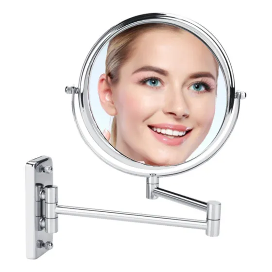 . 8 Espejo Maquillaje Plegable Doblecara Tríptica Aumentos