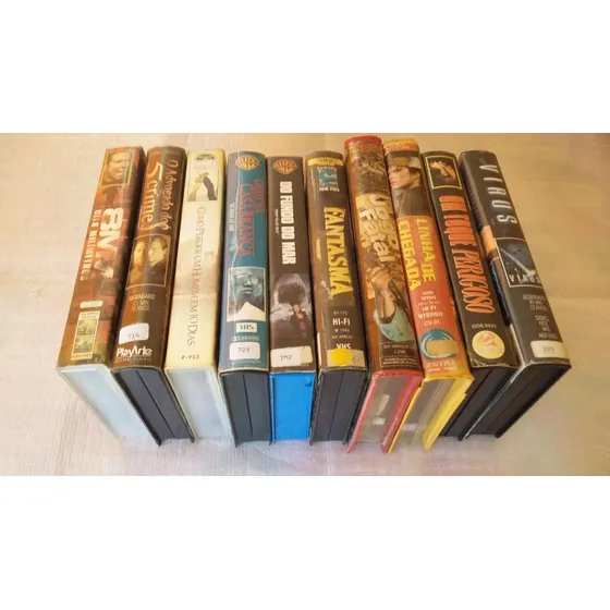 10 Fitas Vhs De Filmes Diversos Legendados
