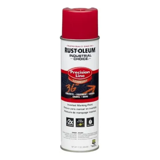 Pintura Demarcadora Invertida Rust-oleum Rojo Seguridad502ml