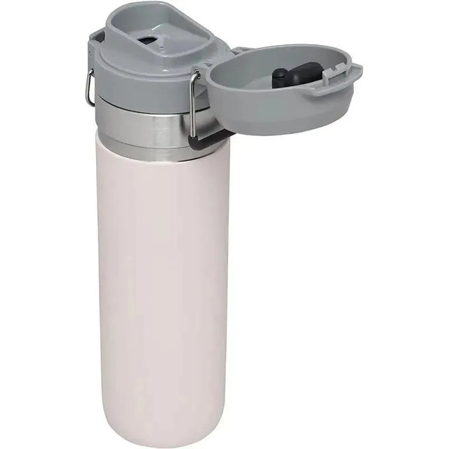 Garrafa Térmica Quick Flip Stanley 710ml Rosa Quartz Garrafa Térmica Quick Flip Stanley 710ml Rosa Quartz
