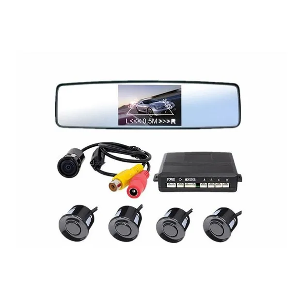 Sensor De Estacionamiento Con Espejo Camara Retrovisora Kube