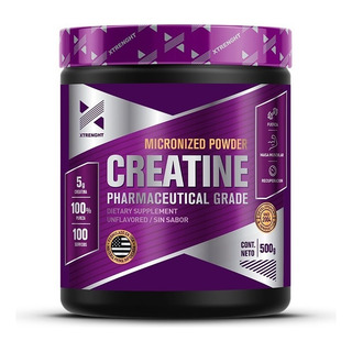 Suplemento En Polvo Xtrenght Nutrition Creatina Sabor Neutro En Pote De 500g Suplemento En Polvo Xtrenght Nutrition Creatina Sabor Neutro En Pote De 500g