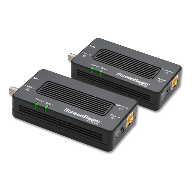 Screenbeam Adaptador De Red Moca 2.5 Para Internet De Mayor