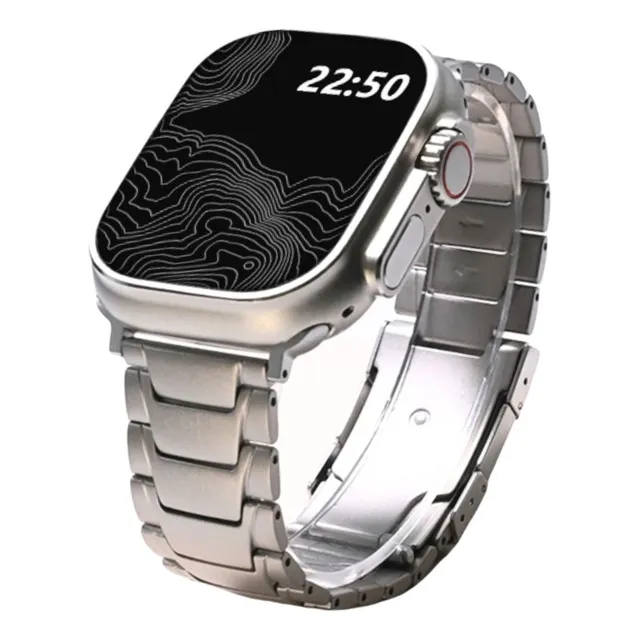 Correa De Titanio Iron Hide Para Apple Watch Ultra Y Ultra 2