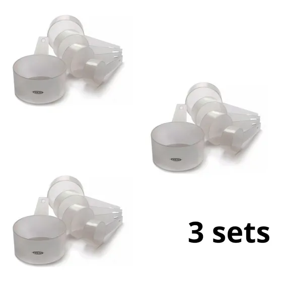 Tazas Medidoras Set 5 Unidades Plástico Press