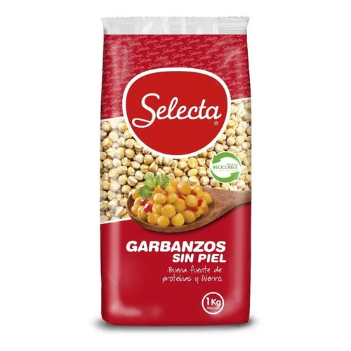 Garbanzos Sin Piel Selecta 1 Kg