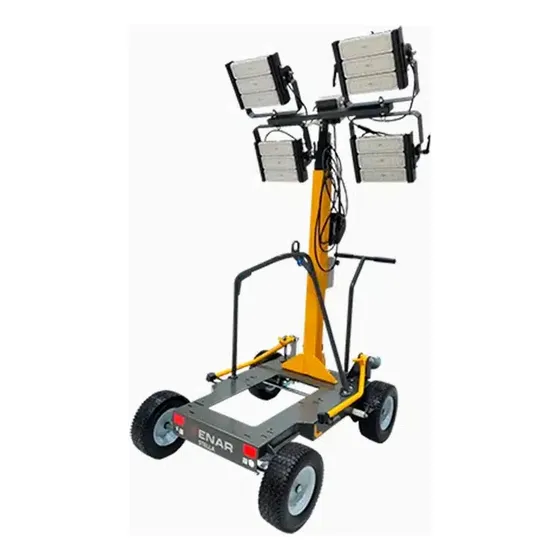 Torre De Iluminación Enar 4 Lám Led 150w Gasolina 2800 W