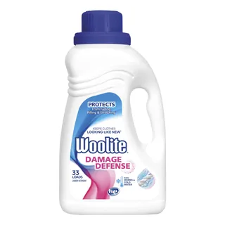 Detergente Para Ropa Woolite Damage Defense, 1,47 L, 33 Carg Detergente Para Ropa Woolite Damage Defense, 1,47 L, 33 Carg