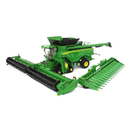 Miniatura Colheitadora John Deere X9 1000 Escala 1/32 Cor Verde