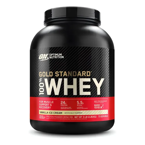 Suplemento en polvo Optimum Nutrition Proteína Proteína sabor vanilla ice cream x 2.27kg | Cuotas sin interés