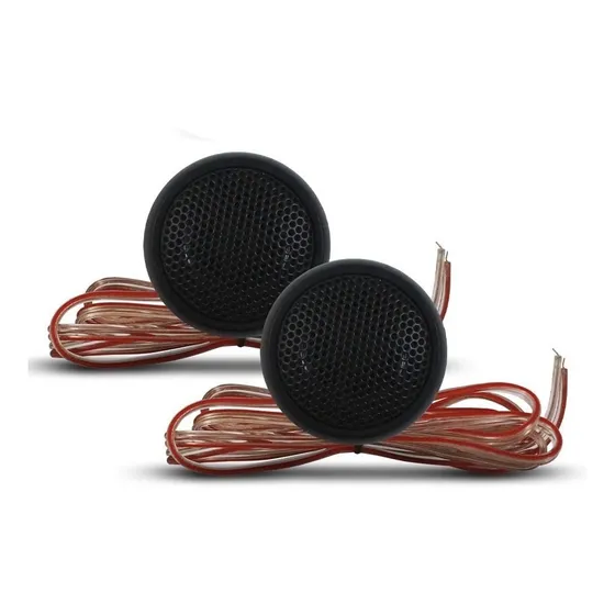 Tweeter Painel Hurricane 50w Rms Tw Class Crossover Par Cor Preto