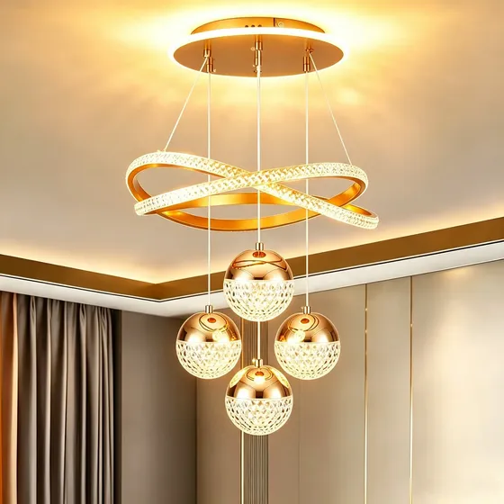 Lustre Sala De Jantar Lustre Pendente Luxo Moderno Cozinha