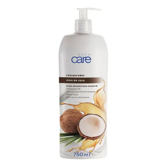 Loción Corporal Aceite de Coco Restauración Avon - 700ml