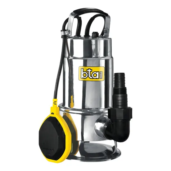 Bta Tools 195090 bomba sumergible desagote 240l/min 900w agua sucia con boya Bm