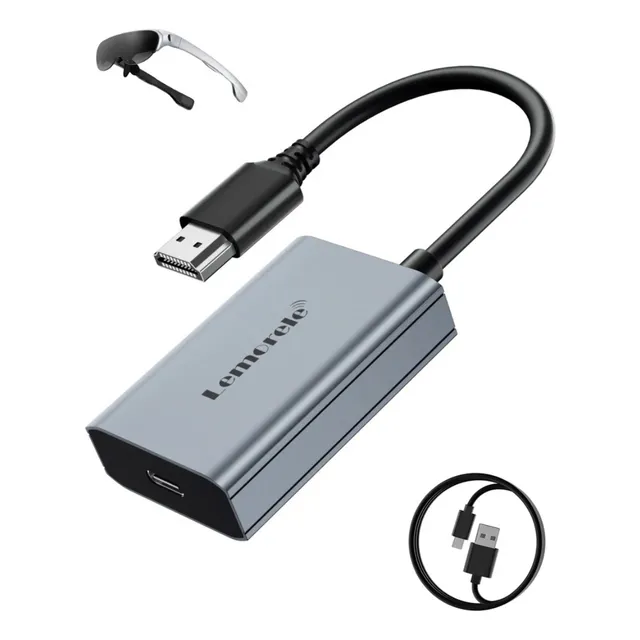 Adaptador Lemorele Hdmi 4k A Usb C, 2.4g/5g