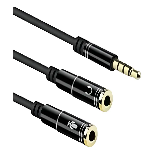 Be Cable Divisor 3.5mm Y Microfono Audifono Puerto 3.5 Audio