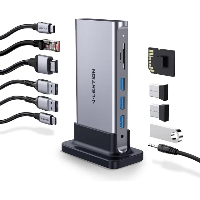 Lention Estación De Acoplamiento Usb-c, Hdmi 4k 60hz, Pd