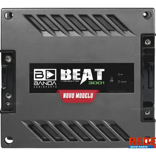 Módulo Amplificador Banda Beat 3004 3000W 4 Ohms Full Range Cinza